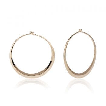 Flat Hammered Hoops